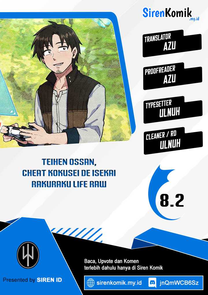 Baca Komik Teihen Ossan, Cheat Kokusei de Isekai Rakuraku Life Chapter 08.2 Gambar 1