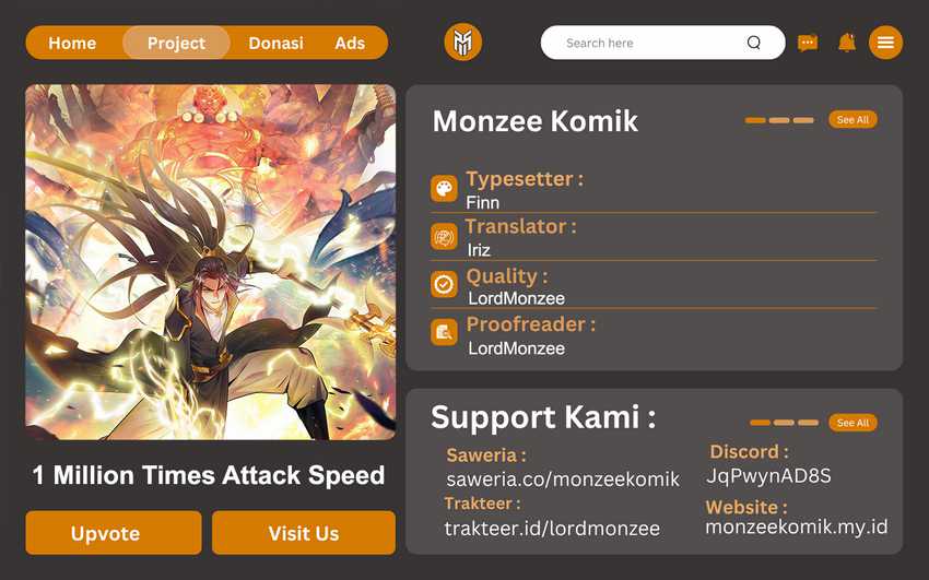 Baca Komik 1 Million Times Attack Speed Chapter 34 Gambar 1