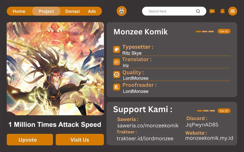 Baca Komik 1 Million Times Attack Speed Chapter 33 Gambar 1
