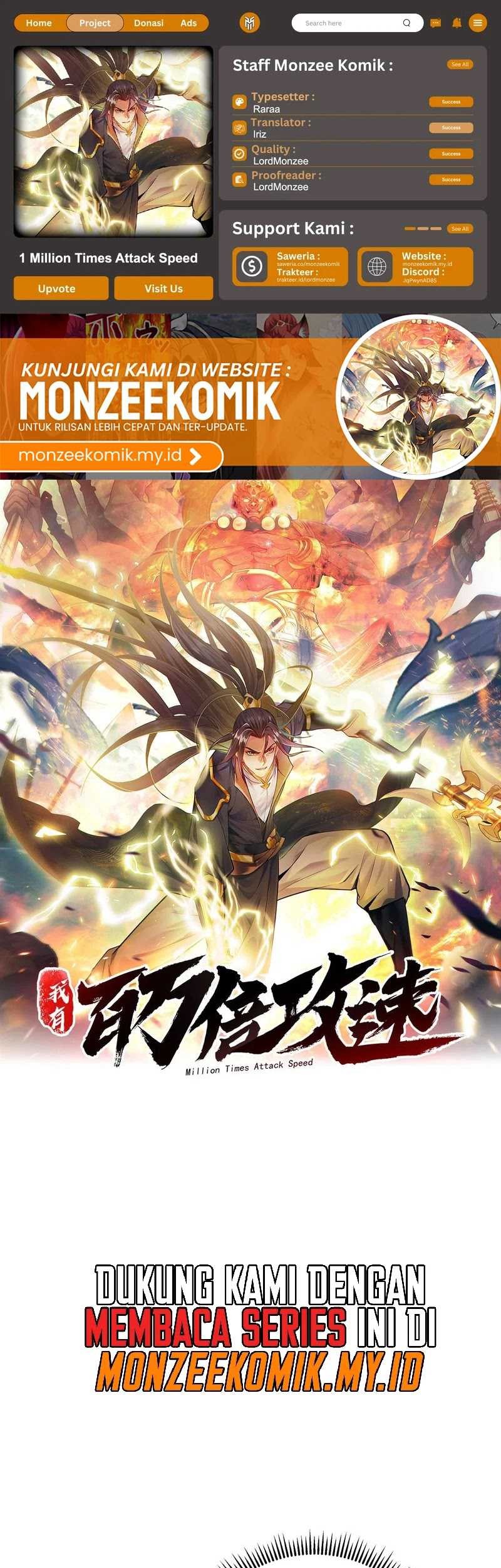 Baca Komik 1 Million Times Attack Speed Chapter 32 Gambar 1