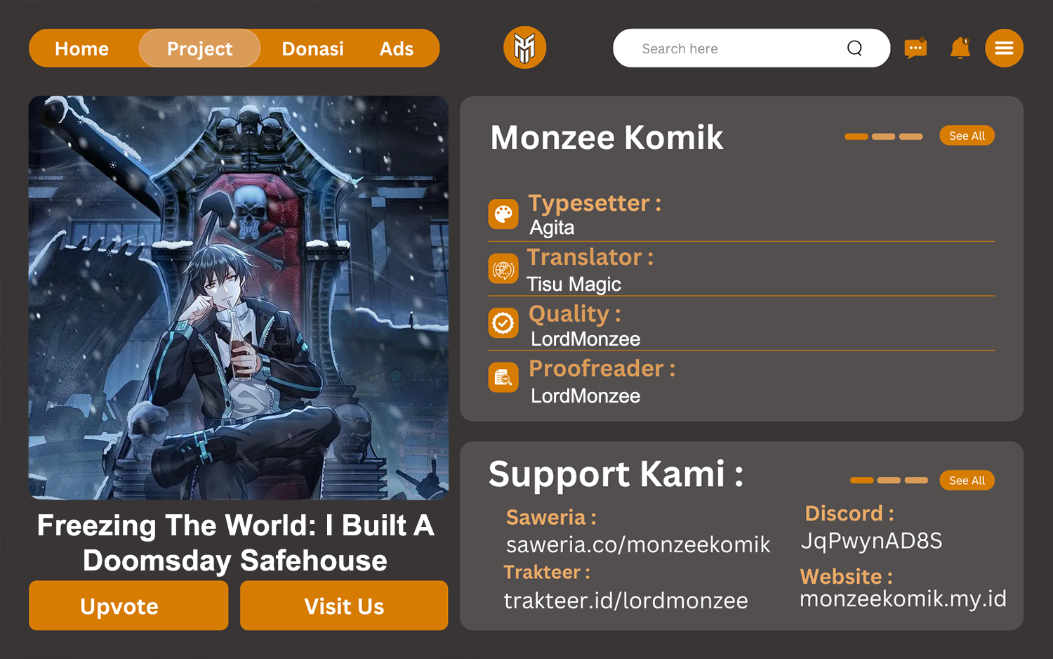 Baca Komik Freezing The World: I Built A Doomsday Safehouse Chapter 325 Gambar 1