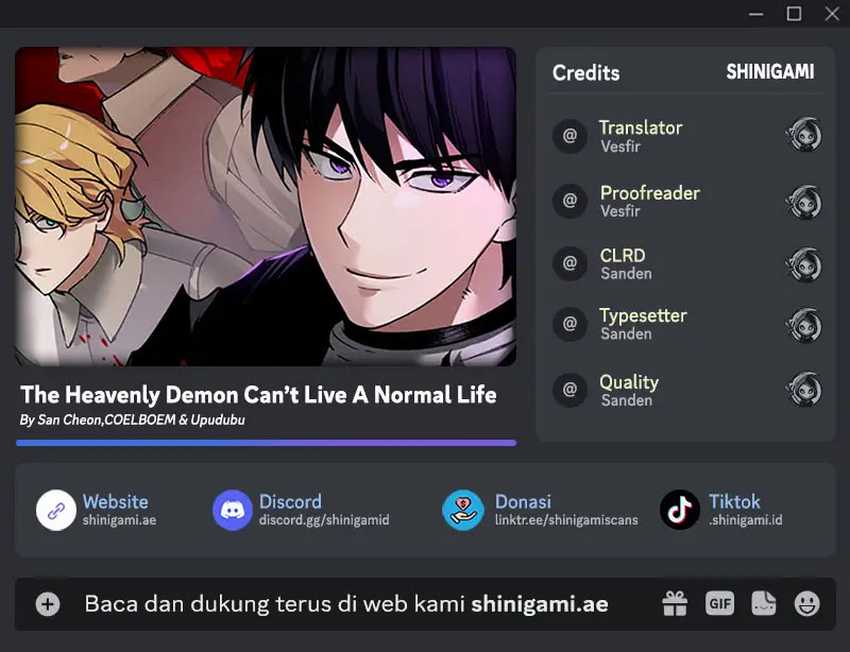 Baca Komik The Heavenly Demon Can’t Live a Normal Life Chapter 127 Gambar 1