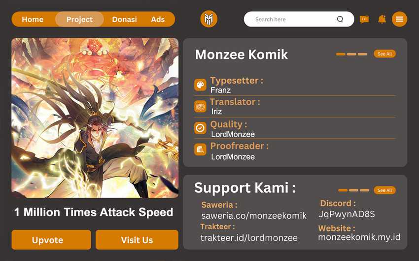 Baca Komik 1 Million Times Attack Speed Chapter 40 Gambar 1