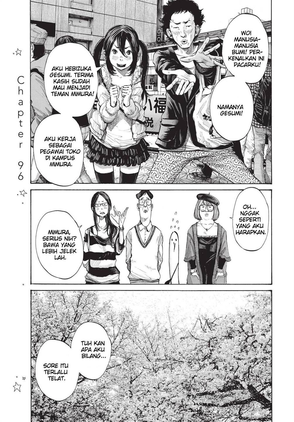Baca Komik Oyasumi Punpun Chapter 96 Gambar 1