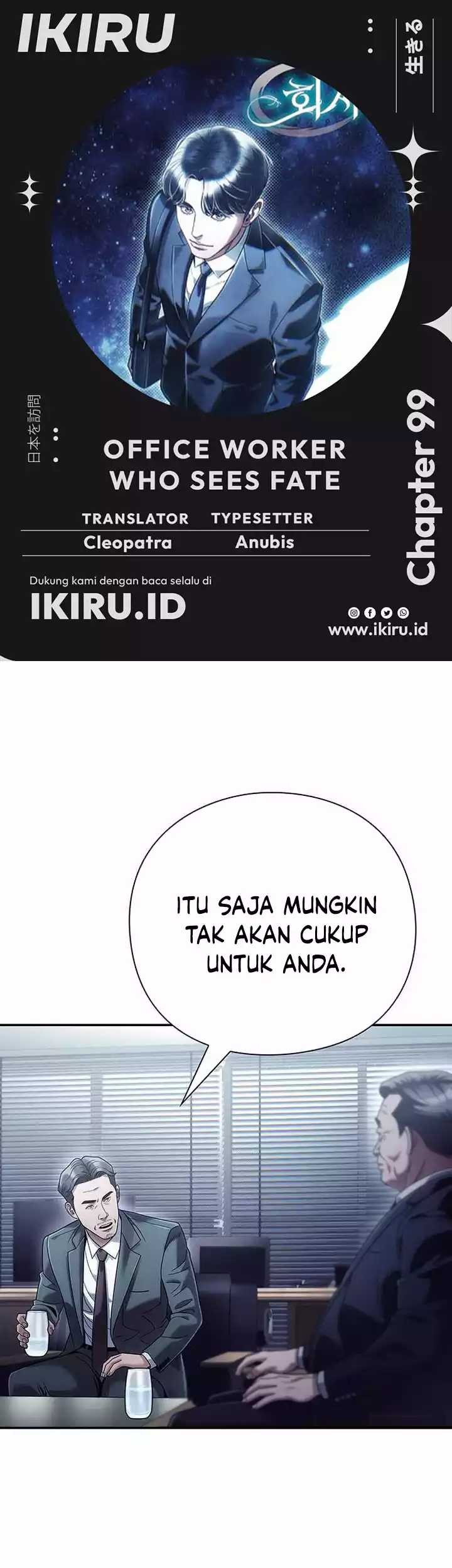 Baca Komik Office Worker Who Sees Fate Chapter 99 Gambar 1