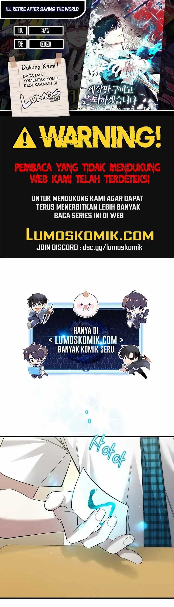 Baca Komik I’ll Retire After Saving the World Chapter 36 Gambar 1