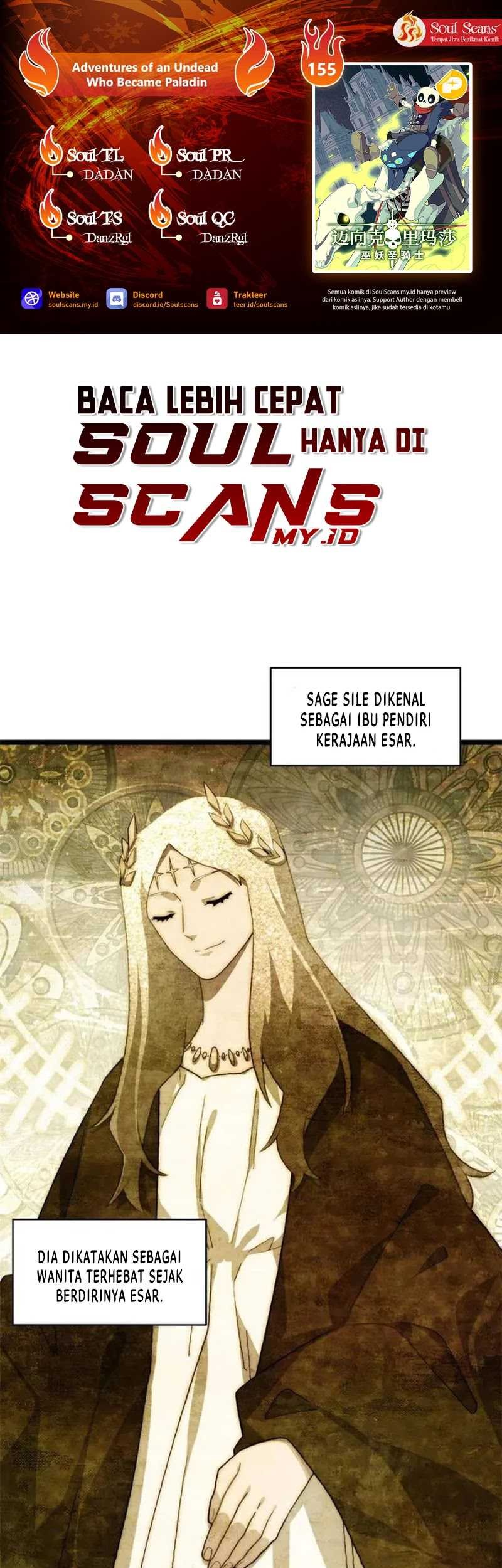 Baca Komik Adventures of an Undead Who Became Paladin Chapter 155 Gambar 1