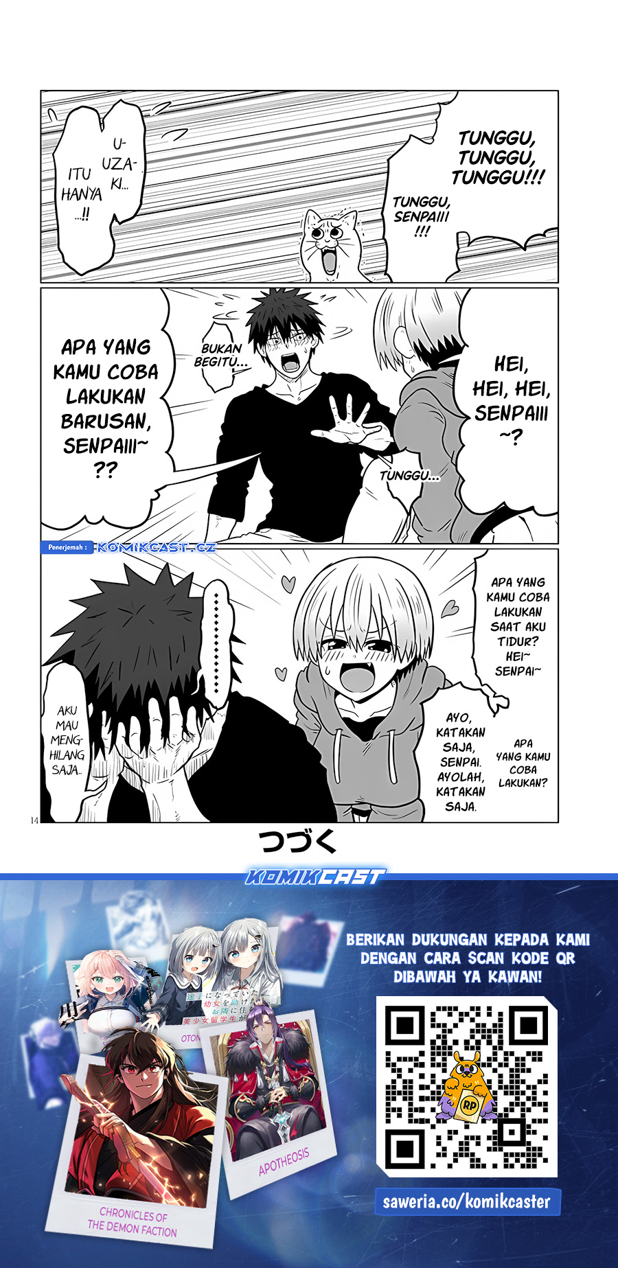 Uzaki-chan wa Asobitai! Chapter 113 Gambar 15