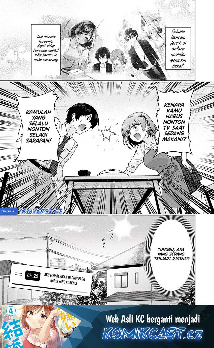 Baca Kurasu no Daikirai na Joshi to Kekkon Suru Koto ni Natta Chapter 22.1 Gambar 2