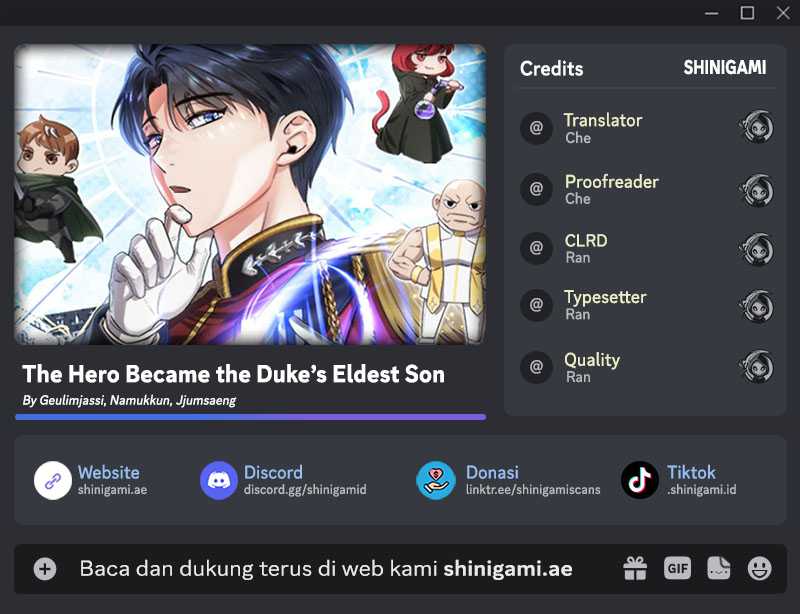 Baca Komik The Hero Became The Duke’s Eldest Son Chapter 44 Gambar 1