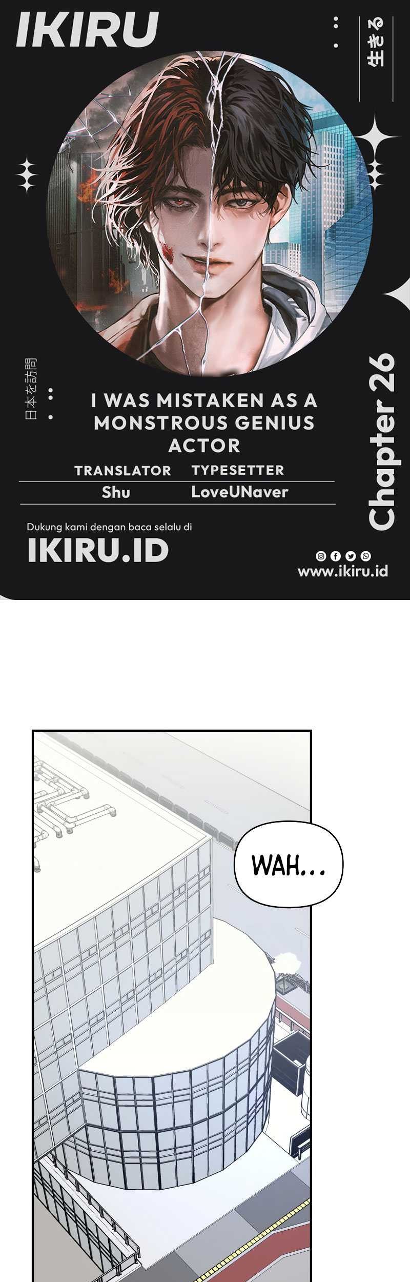 Baca Komik I Was Immediately Mistaken for a Monster Genius Actor Chapter 26 Gambar 1
