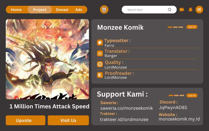 Baca Komik 1 Million Times Attack Speed Chapter 67 Gambar 1