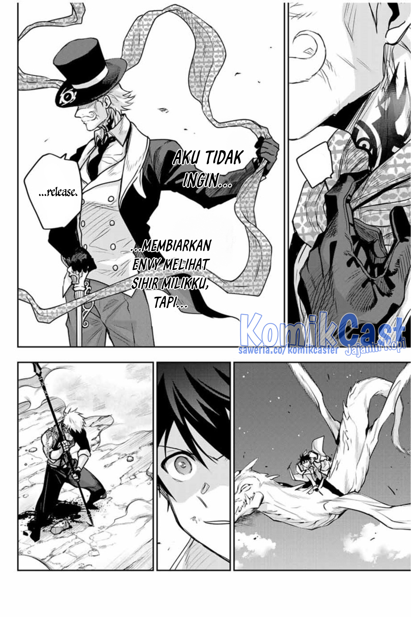 A Court Magician, Who Was Focused On Supportive Magic Because His Allies Were Too Weak, Aims To Become The Strongest After Being Banished Chapter 107 Gambar 10
