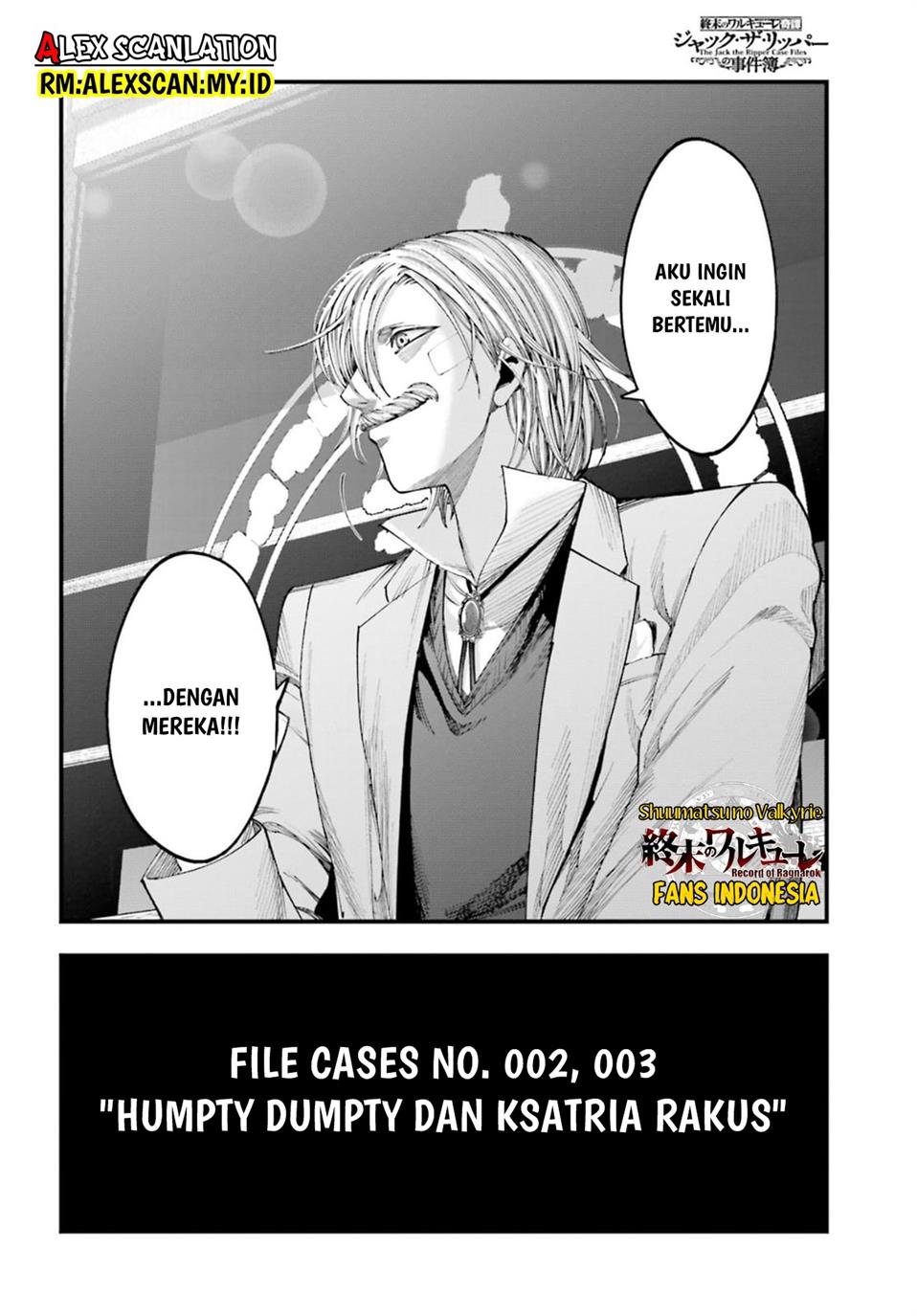 Shuumatsu no Valkyrie Kitan – Jack the Ripper no Jikenbo Chapter 04 Gambar 39