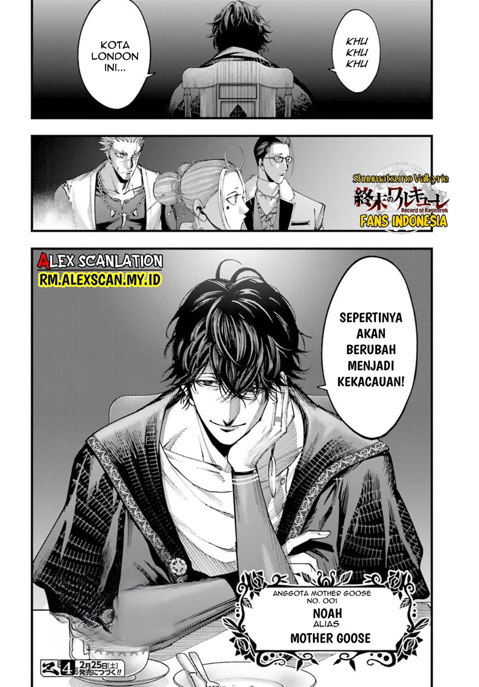 Shuumatsu no Valkyrie Kitan – Jack the Ripper no Jikenbo Chapter 04 Gambar 45