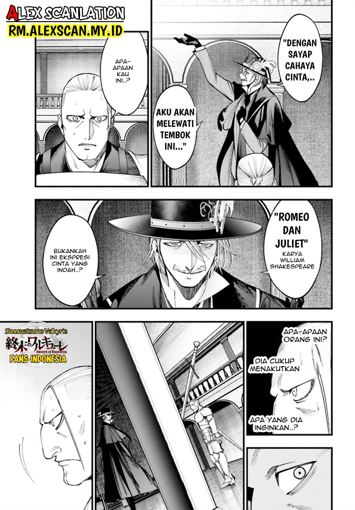 Shuumatsu no Valkyrie Kitan – Jack the Ripper no Jikenbo Chapter 03 Gambar 15
