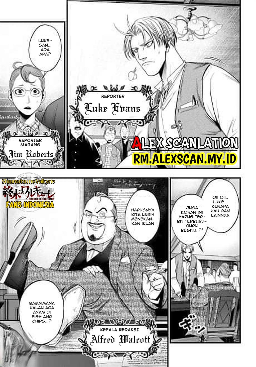 Shuumatsu no Valkyrie Kitan – Jack the Ripper no Jikenbo Chapter 01 Gambar 11