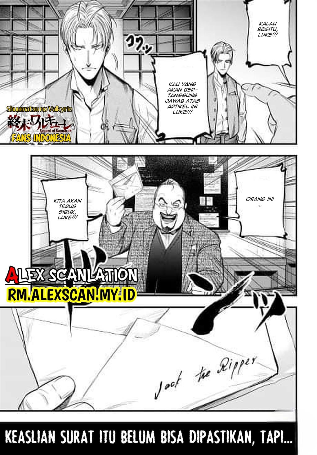 Shuumatsu no Valkyrie Kitan – Jack the Ripper no Jikenbo Chapter 01 Gambar 13
