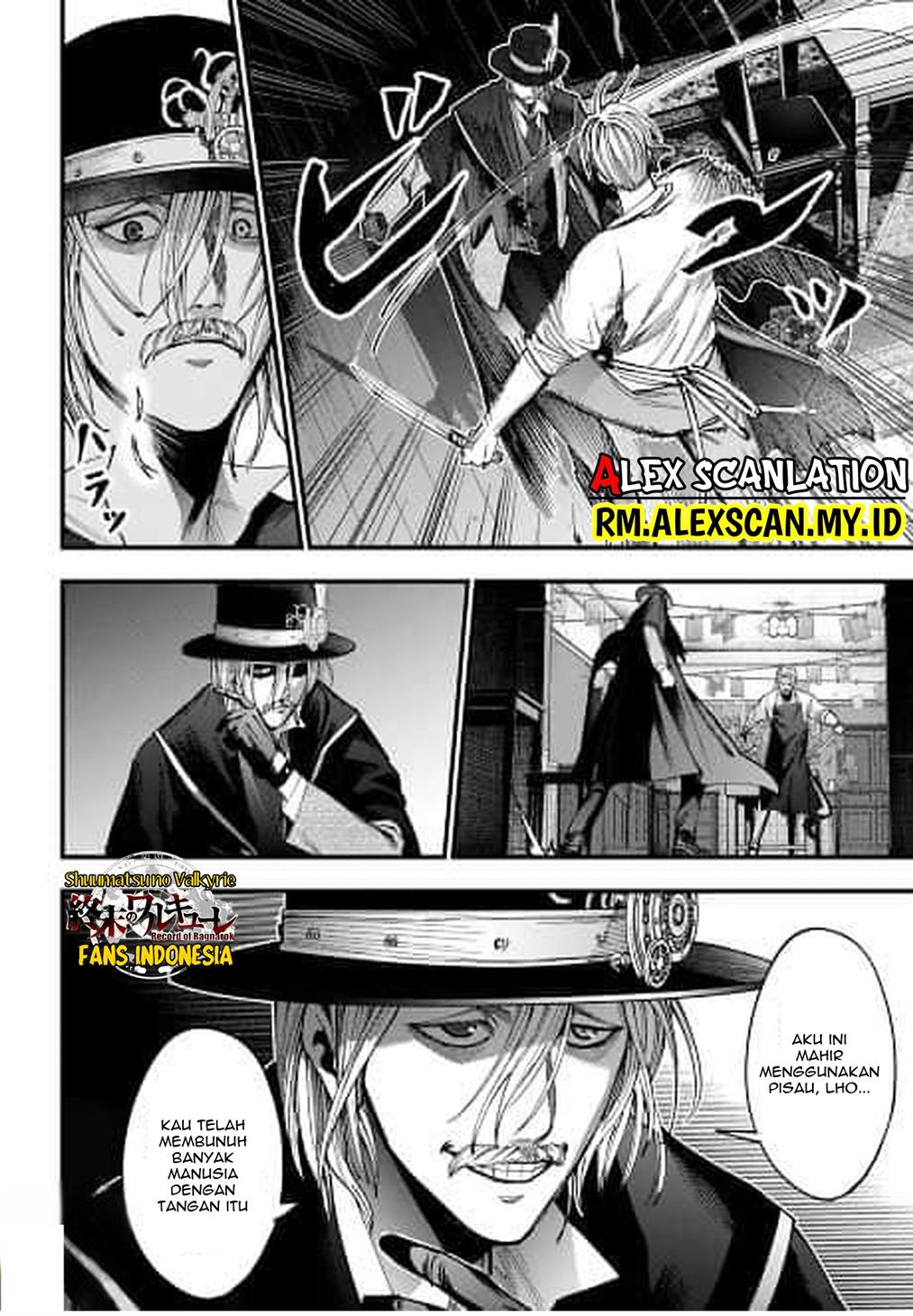 Shuumatsu no Valkyrie Kitan – Jack the Ripper no Jikenbo Chapter 01 Gambar 50