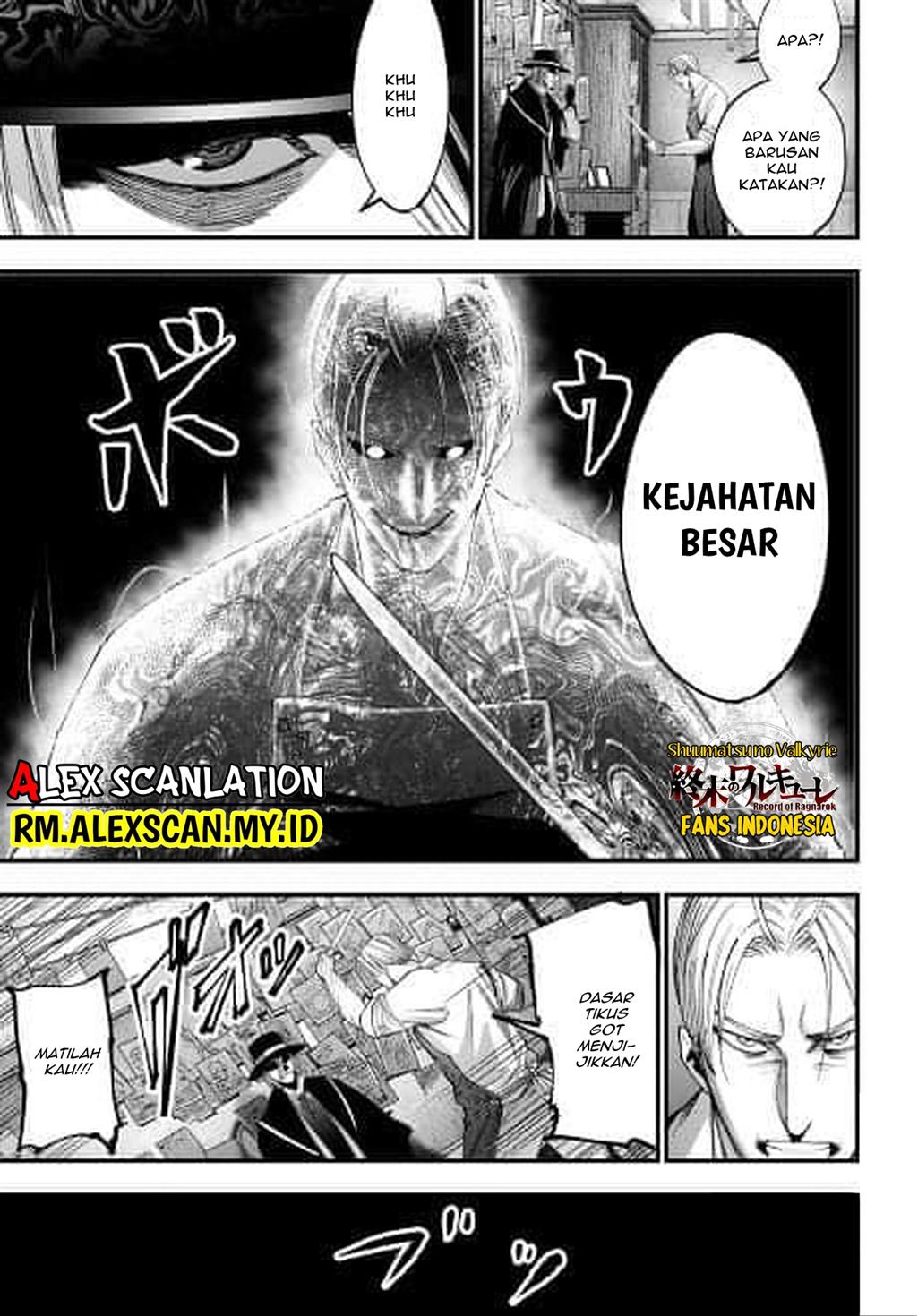 Shuumatsu no Valkyrie Kitan – Jack the Ripper no Jikenbo Chapter 01 Gambar 53