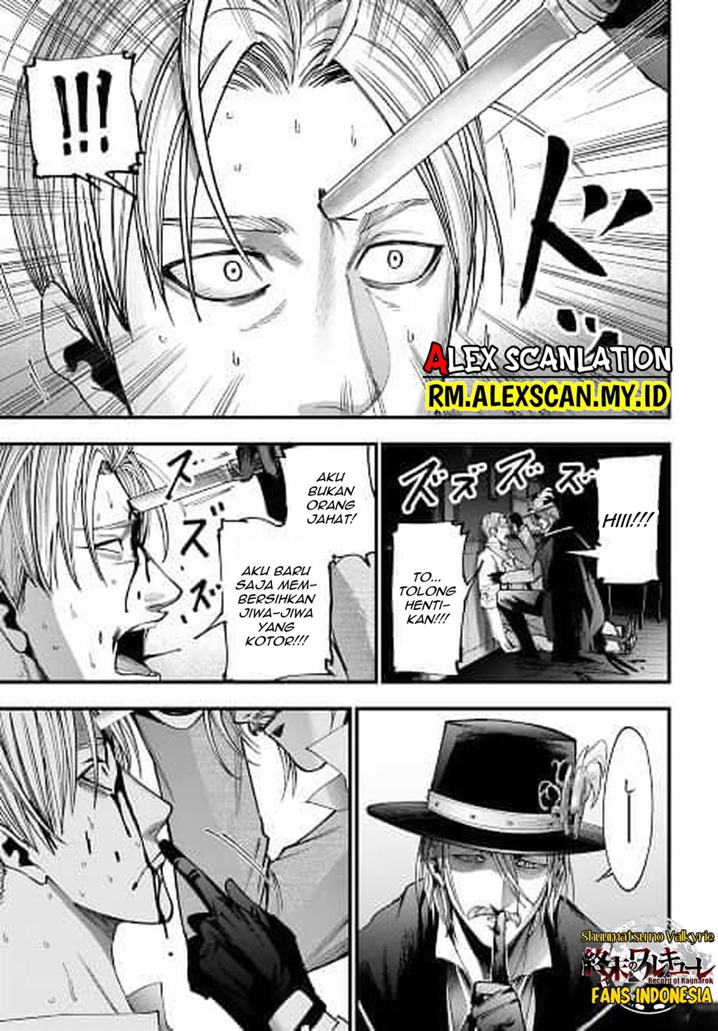Shuumatsu no Valkyrie Kitan – Jack the Ripper no Jikenbo Chapter 01 Gambar 61