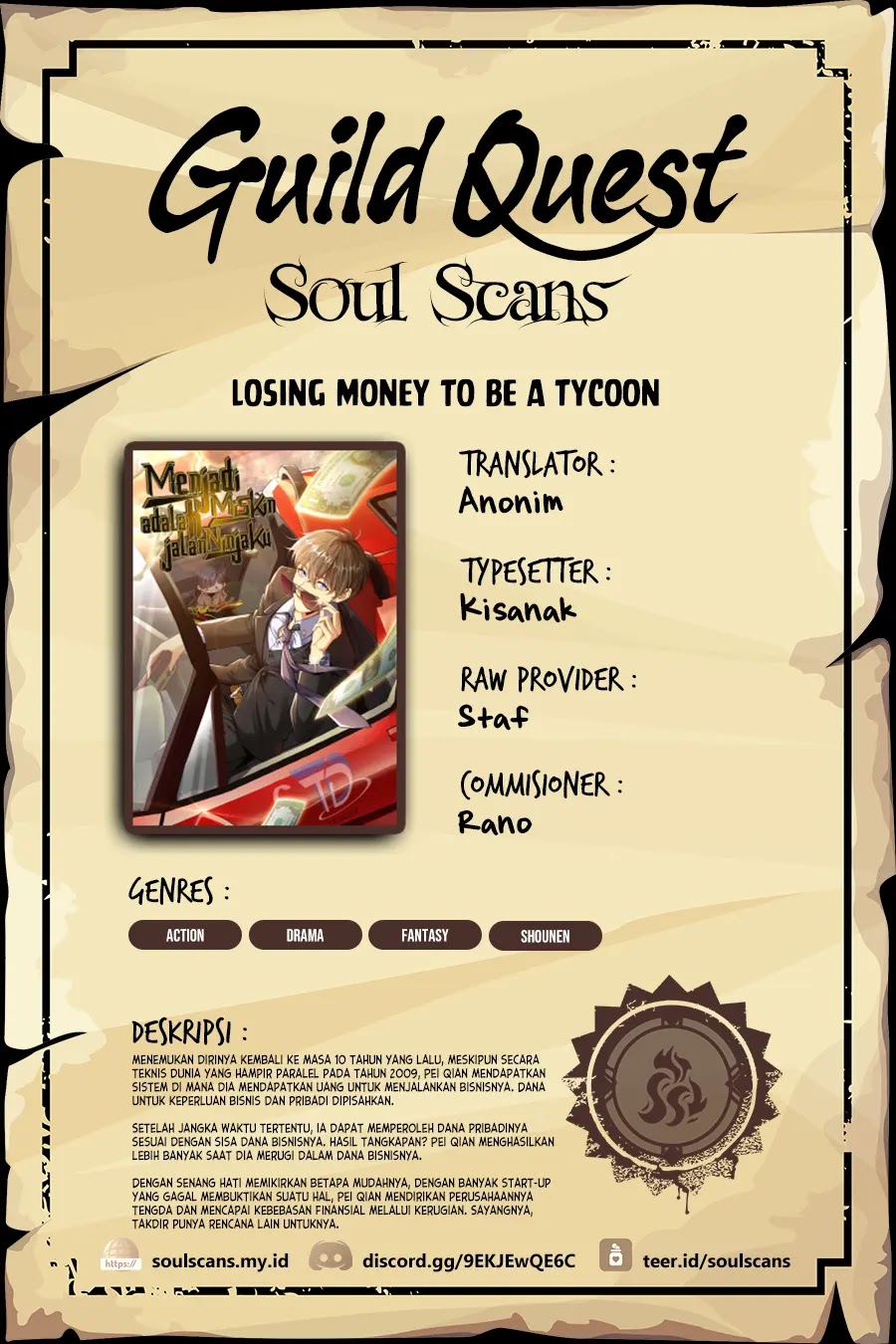 Baca Komik Losing Money to Be a Tycoon Chapter 147 Gambar 1