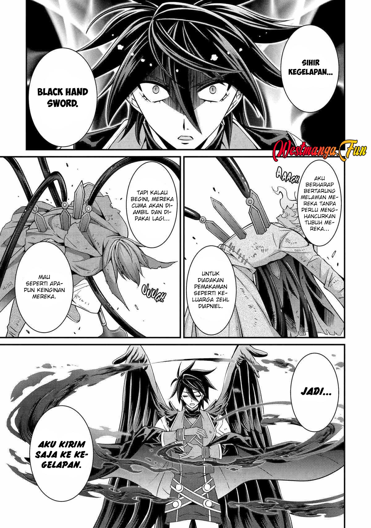 Shikkoku tsukai no saikyo yusha nakama zen’in ni uragira retanode saikyo no mamono Chapter 83 Gambar 31
