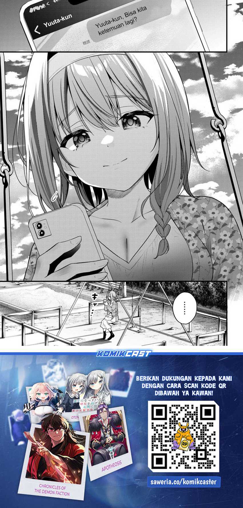 Kanojo ni Uwaki Sareteita Ore ga Koakuma na Kouhai ni Natsukarete Imasu Chapter 24 Gambar 32