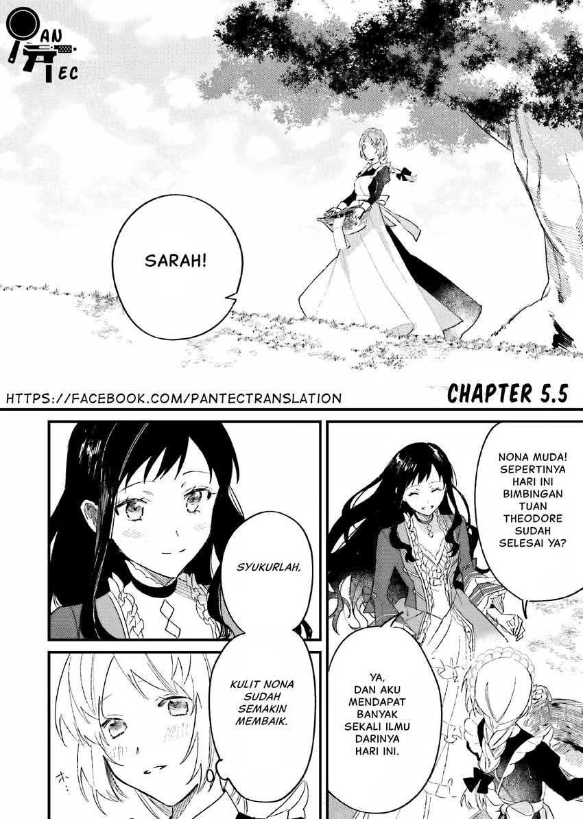 Baca Gyakkou Shita Akuyaku Reijou wa, Naze ka Maryoku wo Ushinattanode Shinsou no Reijou ni Narimasu Chapter 05.5 Gambar 2