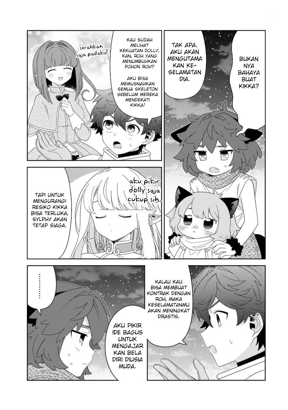 Seirei-tachi no Rakuen to Risou no Isekai Seikatsu Chapter 67 Gambar 11