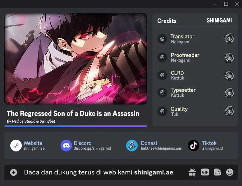 Baca Komik The Regressed Son Of A Duke Is An Assassin Chapter 48 Gambar 1