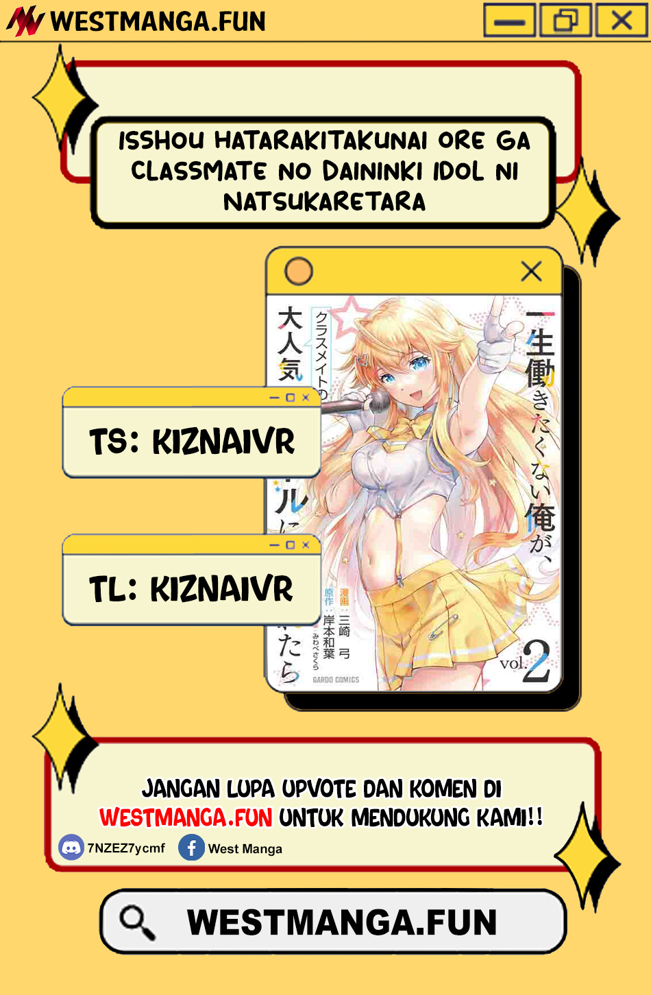 Isshou Hatarakitakunai Ore ga Classmate no Daininki Idol ni Natsukaretara Chapter 16 Gambar 3