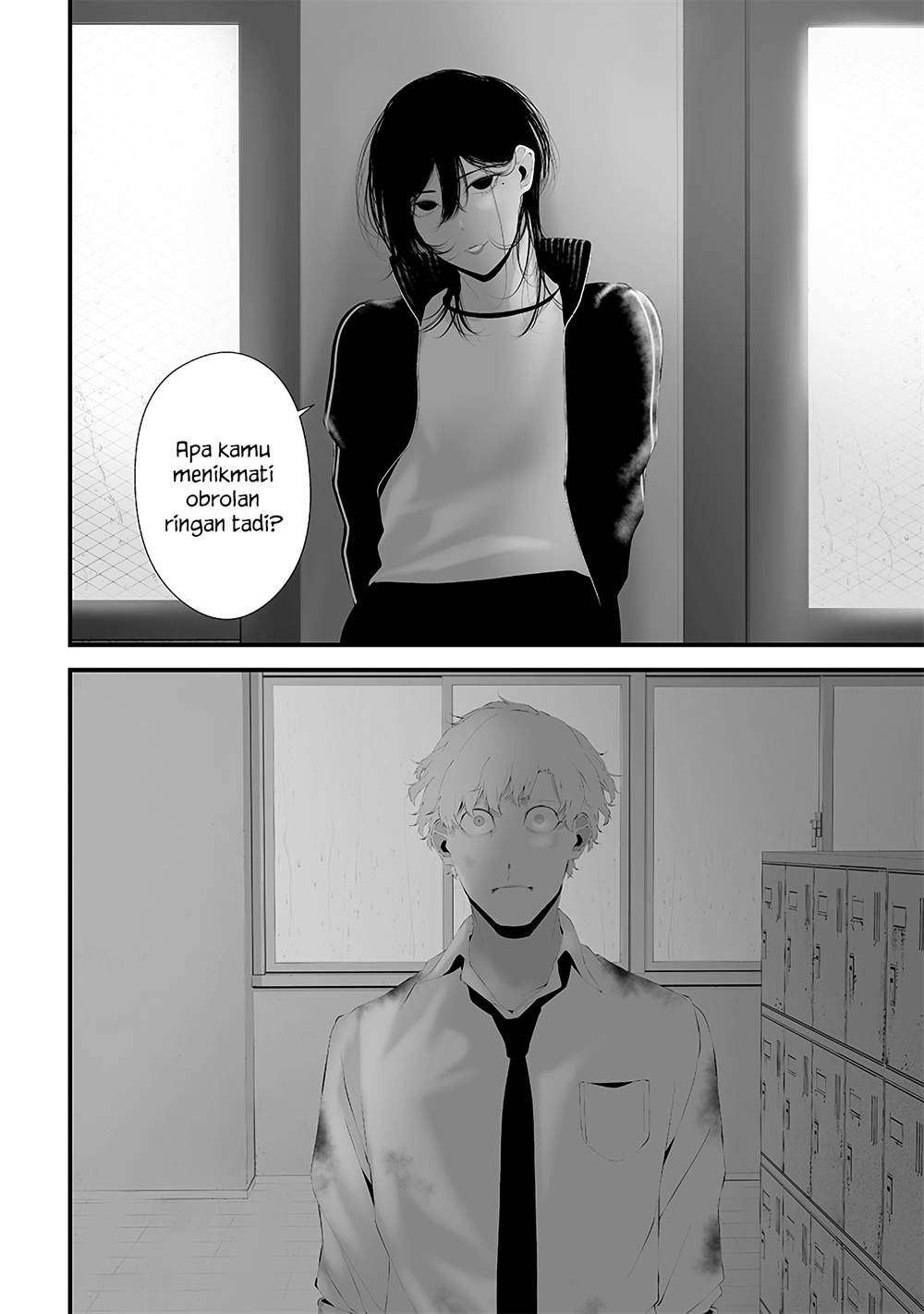 Tsurenai Hodo Aokute Azatoi Kurai ni Akai Chapter 49 Gambar 8