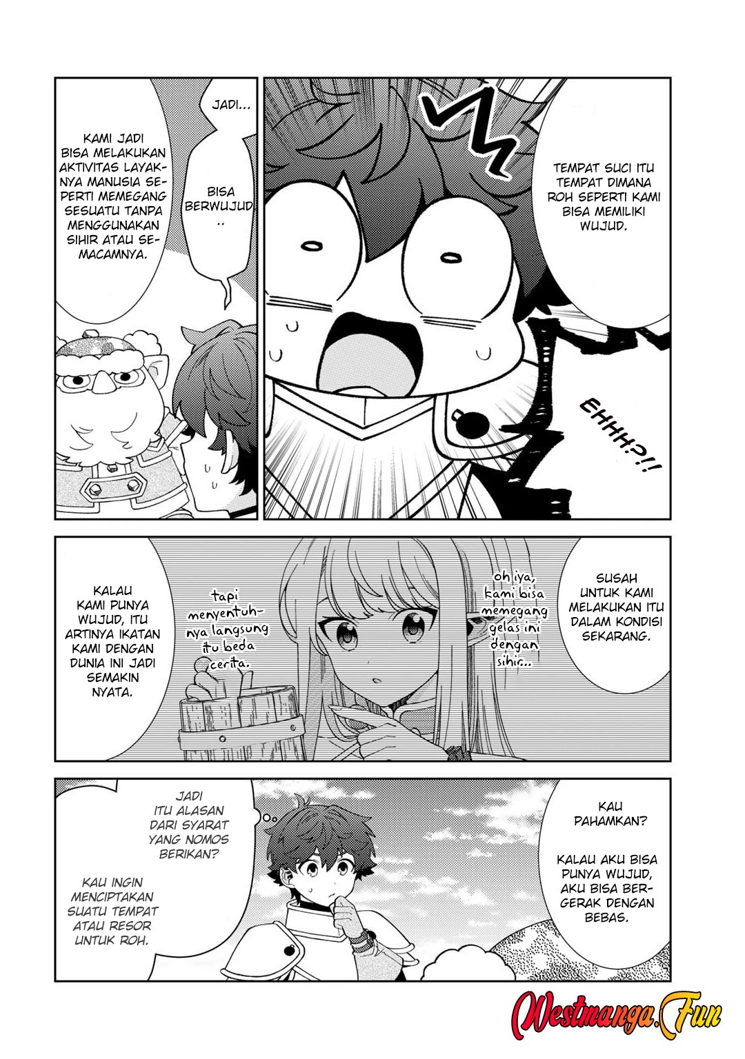 Seirei-tachi no Rakuen to Risou no Isekai Seikatsu Chapter 68 Gambar 14