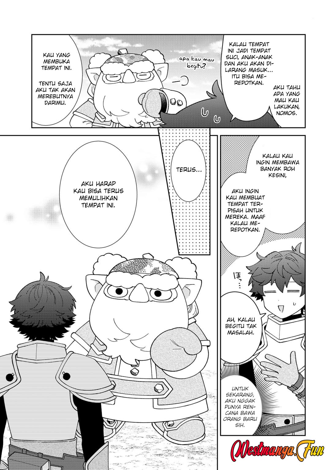 Seirei-tachi no Rakuen to Risou no Isekai Seikatsu Chapter 68 Gambar 15