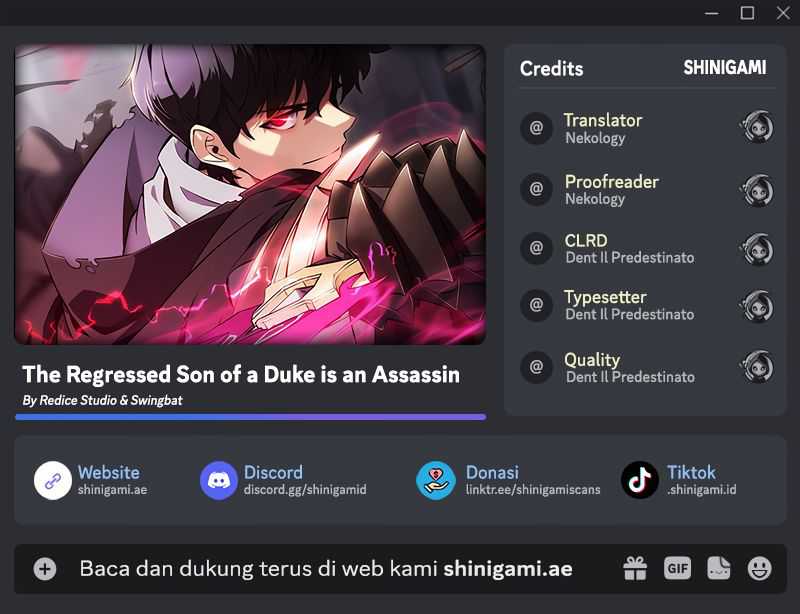 Baca Komik The Regressed Son Of A Duke Is An Assassin Chapter 49 Gambar 1