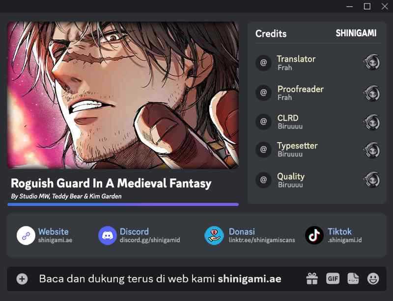 Baca Komik Roguish Guard in a Medieval FantasyRoguish Guard in a Medieval Fantasy Chapter 09 Gambar 1