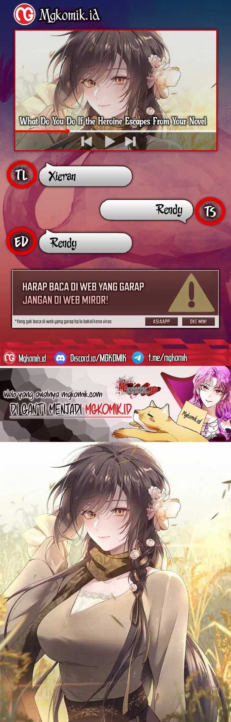 Baca Komik What Do You Do If the Heroine Escapes From Your Novel Chapter 61 Gambar 1