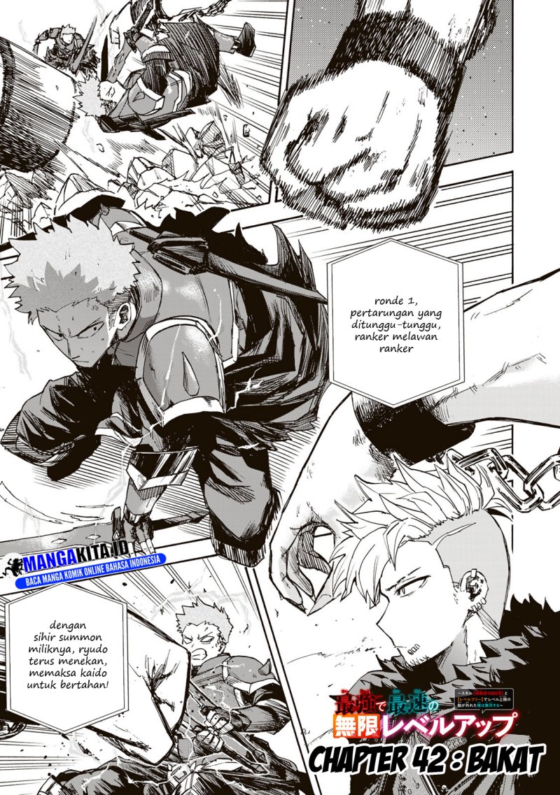 Baca Saikyou de Saisoku no Mugen Level Up Chapter 42 Gambar 2