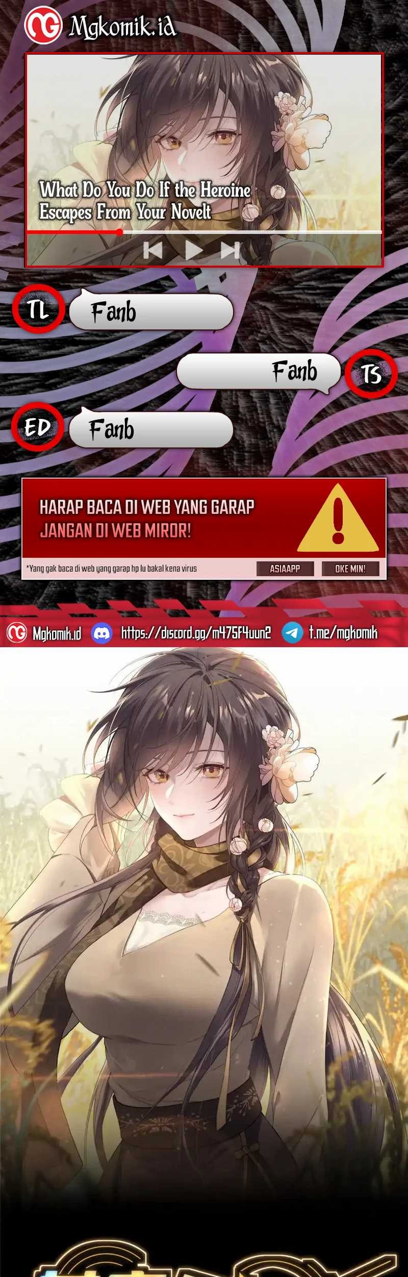 Baca Komik What Do You Do If the Heroine Escapes From Your Novel Chapter 67 Gambar 1