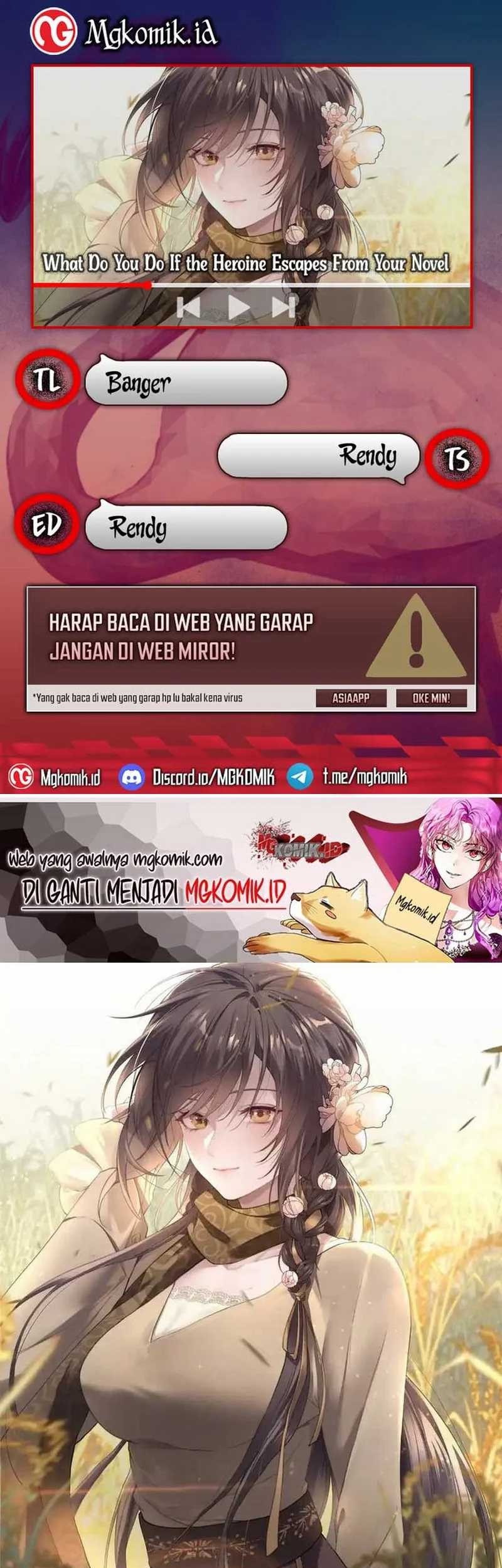 Baca Komik What Do You Do If the Heroine Escapes From Your Novel Chapter 73 Gambar 1