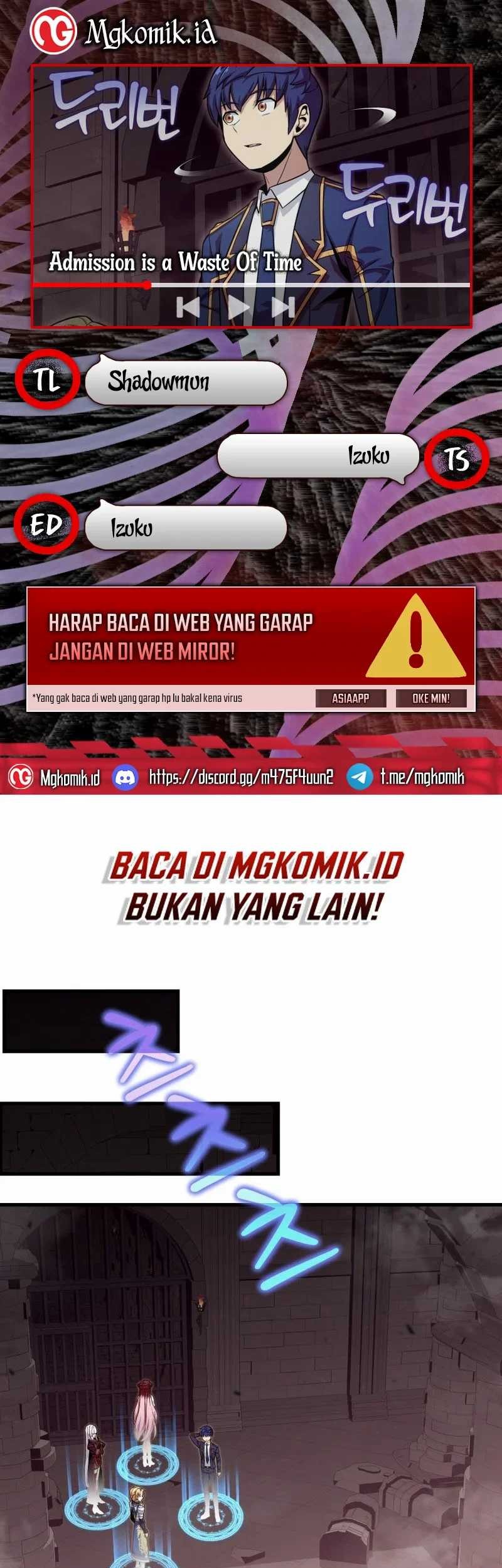 Baca Komik Admission is a Waste of Time Chapter 18 Gambar 1