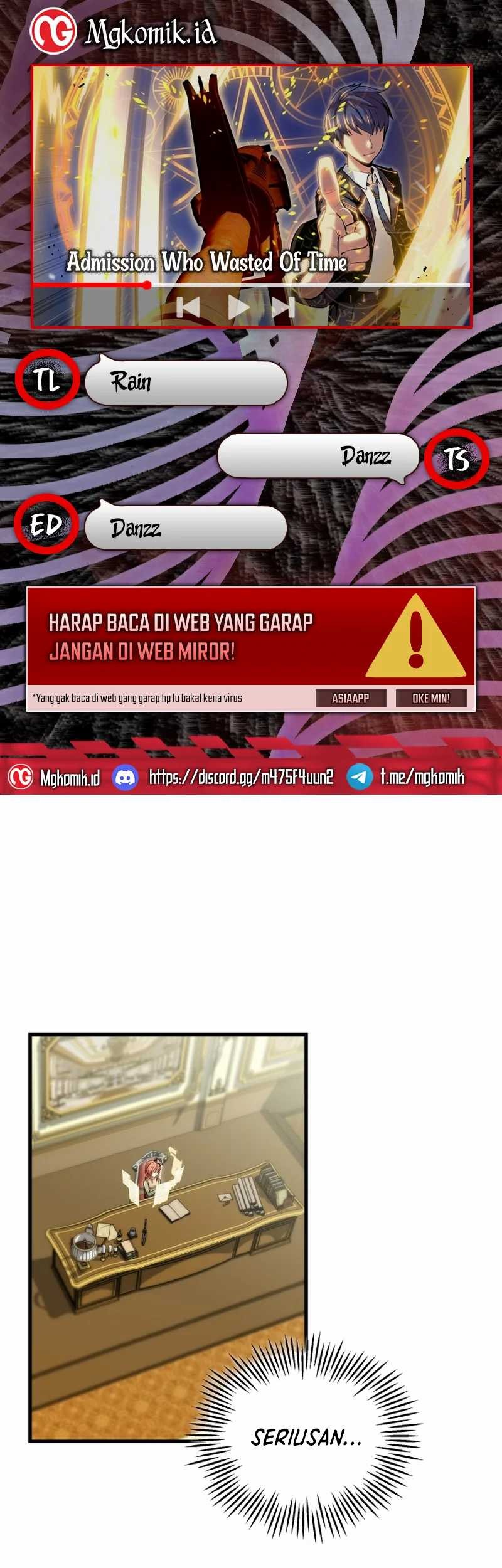 Baca Komik Admission is a Waste of Time Chapter 06 Gambar 1