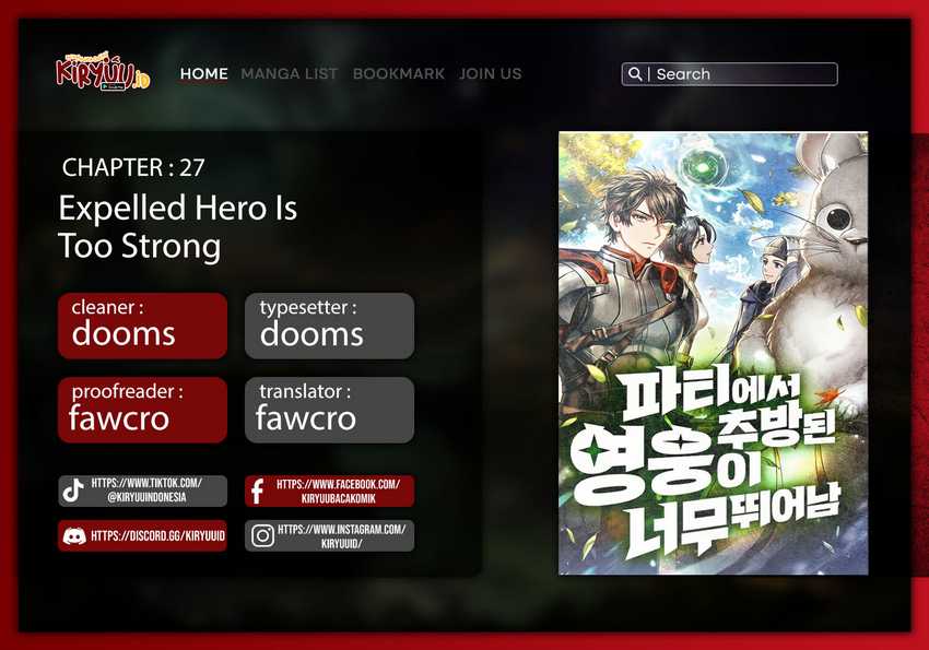 Baca Komik Expelled Hero Is Too Strong Chapter 27 Gambar 1
