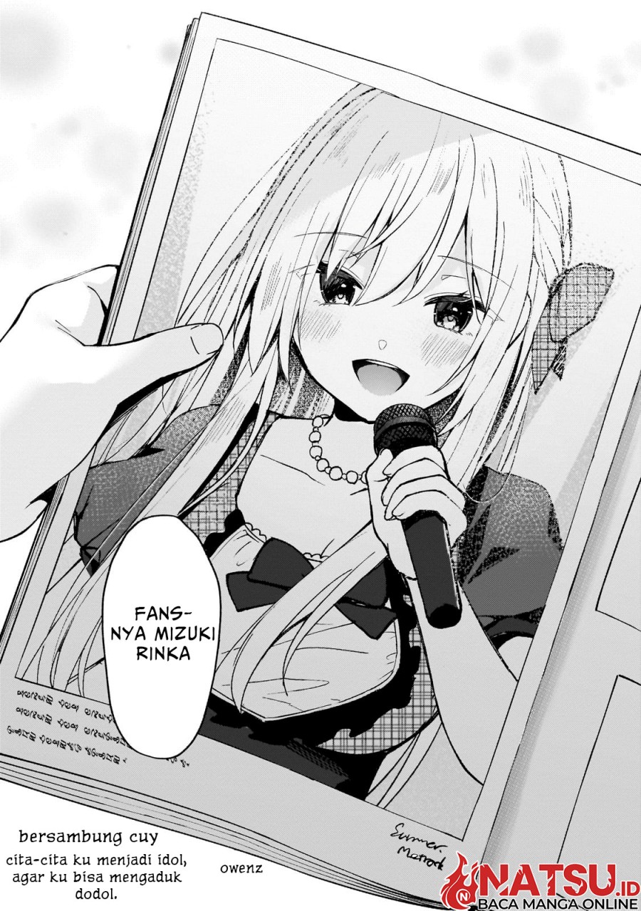 Netoge no Yome ga Ninki Idol datta ken ~Cool-kei no kanojo wa genjitsu demo yome no tsumori de iru~ Chapter 22 Gambar 21