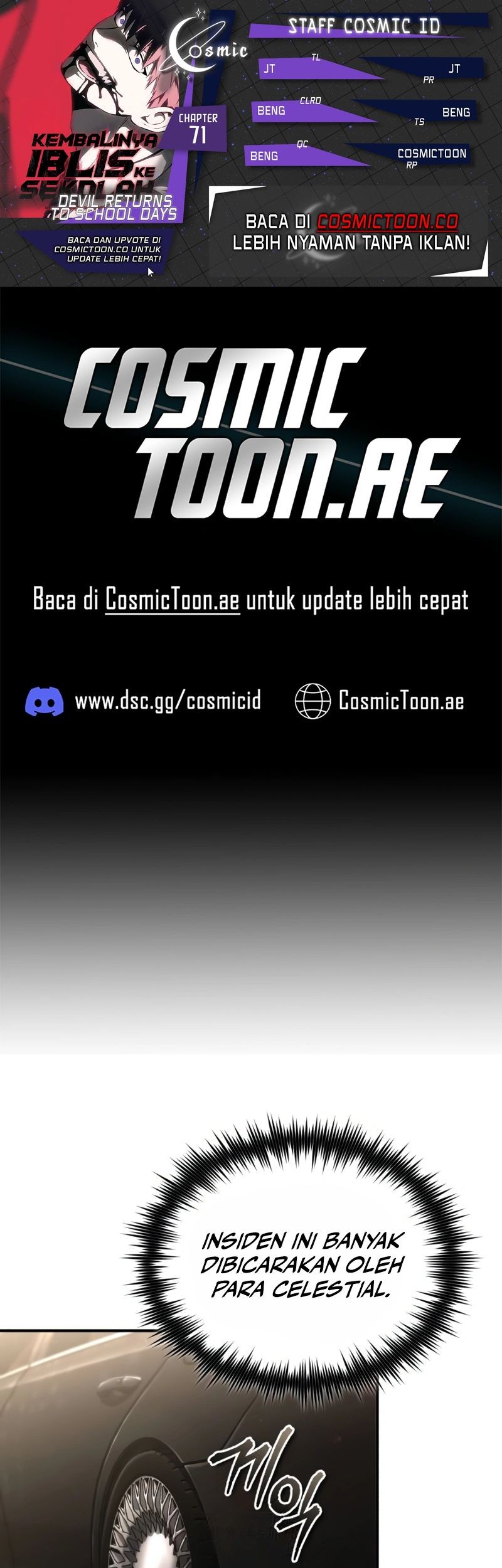 Baca Komik Devil Returns To School Days Chapter 71 Gambar 1