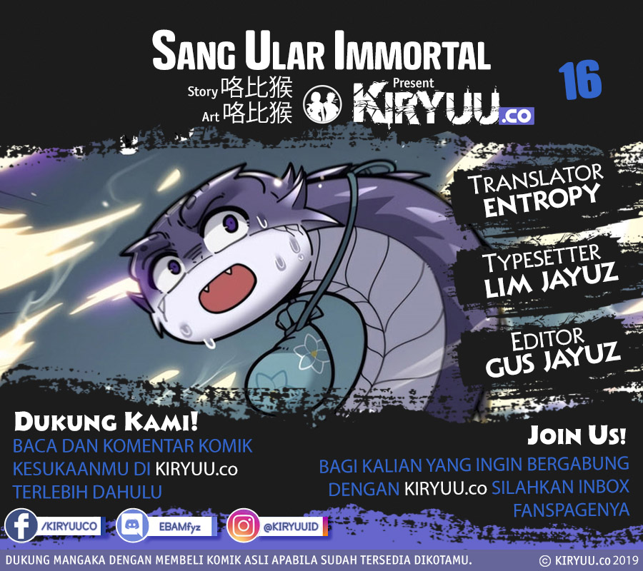 Baca Komik Snake Immortal: The Tale of a Snake’s Cultivation to Immortality Chapter 16 Gambar 1
