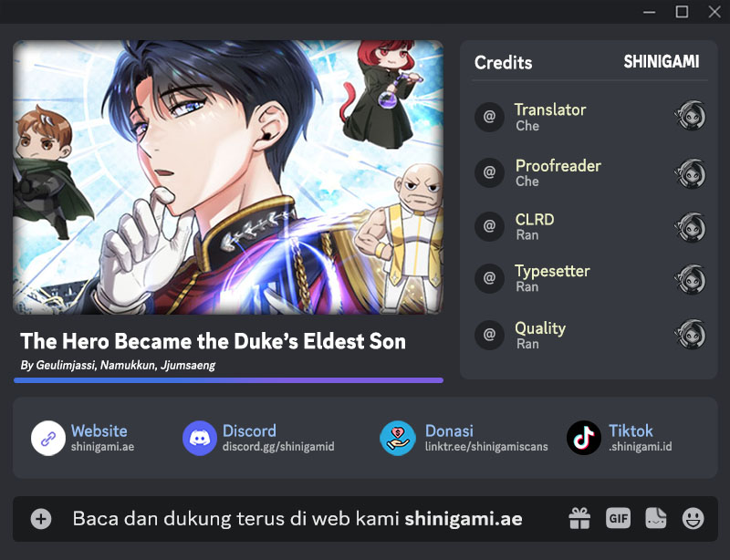 Baca Komik The Hero Became The Duke’s Eldest Son Chapter 49 Gambar 1