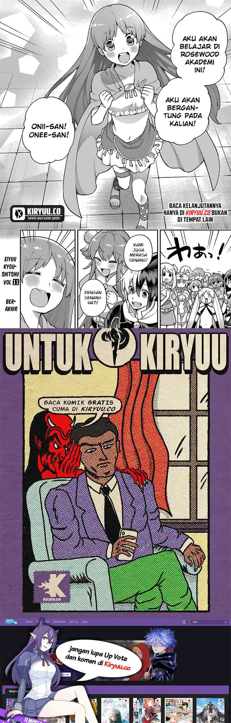 Eiyuu Kyoushitsu Chapter 35.3 Gambar 52
