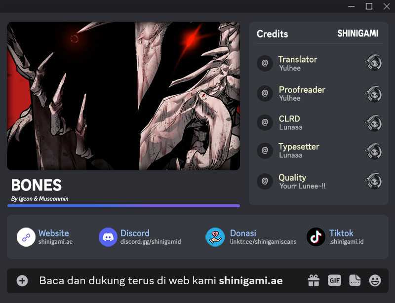 Baca Komik Bones Chapter 14 Gambar 1
